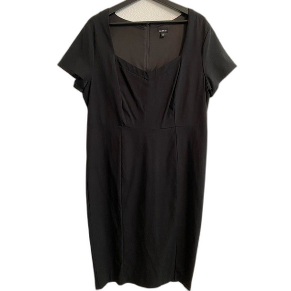 Torrid Classic Black Midi Dress Size 18 - Picture 1 of 10
